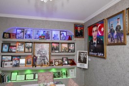 Leyla Əliyeva Vətən Müharibəsi Qəhrəmanı Şahin Allahyarovun ailəsini ziyarət edib