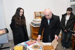 Leyla Əliyeva Qubada arıçı ailəsinin qonağı olub - FOTO 