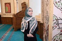 Leyla Əliyeva və Alena Əliyeva Qubada Cümə məscidini ziyarət ediblər