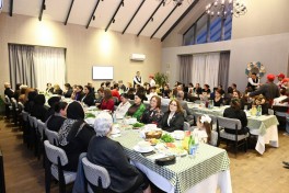 Leyla Əliyeva Qubada iftar məclisində iştirak edib