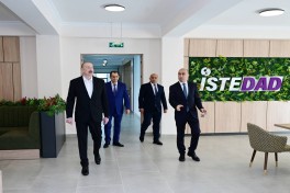 Prezident Lənkəran Dövlət Peşə Təhsil Mərkəzinin açılışında iştirak edib