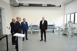 Prezident Lənkəran Dövlət Peşə Təhsil Mərkəzinin açılışında iştirak edib