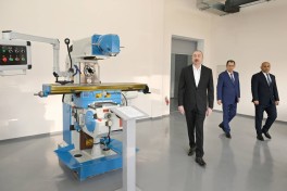 Prezident Lənkəran Dövlət Peşə Təhsil Mərkəzinin açılışında iştirak edib