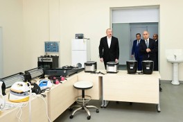 Prezident Lənkəran Dövlət Peşə Təhsil Mərkəzinin açılışında iştirak edib