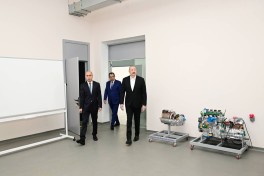 Prezident Lənkəran Dövlət Peşə Təhsil Mərkəzinin açılışında iştirak edib