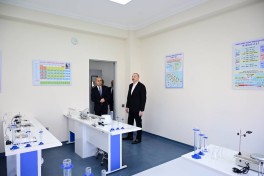 Prezident Lənkəran Dövlət Peşə Təhsil Mərkəzinin açılışında iştirak edib