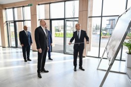 Prezident Lənkəran Dövlət Peşə Təhsil Mərkəzinin açılışında iştirak edib