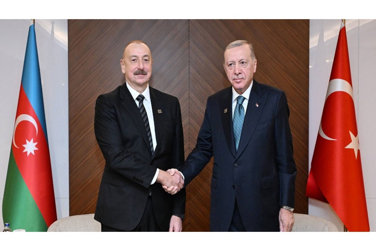 Prezident İlham Əliyev və Türkiyə Respublikasının Prezidenti Rəcəb Tayyib Ərdoğan