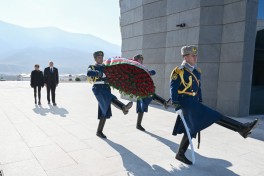 Prezident İlham Əliyev Xocalı Soyqırımı Memorialının açılışında iştirak edib - YENİLƏNİB-3  - FOTOLENT  - VİDEO 
