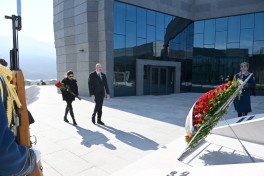 Prezident İlham Əliyev Xocalı Soyqırımı Memorialının açılışında iştirak edib - YENİLƏNİB-3  - FOTOLENT  - VİDEO 