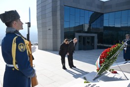 Prezident İlham Əliyev Xocalı Soyqırımı Memorialının açılışında iştirak edib - YENİLƏNİB-3  - FOTOLENT  - VİDEO 