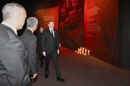 Prezident İlham Əliyev Xocalı Soyqırımı Memorialının açılışında iştirak edib - YENİLƏNİB-3  - FOTOLENT  - VİDEO 