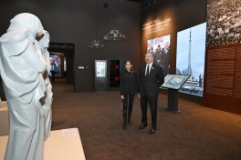 Prezident İlham Əliyev Xocalı Soyqırımı Memorialının açılışında iştirak edib - YENİLƏNİB-3  - FOTOLENT  - VİDEO 