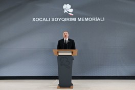 Prezident İlham Əliyev Xocalı Soyqırımı Memorialının açılışında iştirak edib - YENİLƏNİB-3  - FOTOLENT  - VİDEO 