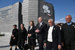 Prezident İlham Əliyev Xocalı Soyqırımı Memorialının açılışında iştirak edib - YENİLƏNİB-3  - FOTOLENT  - VİDEO 