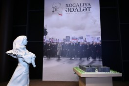 Prezident İlham Əliyev Xocalı Soyqırımı Memorialının açılışında iştirak edib - YENİLƏNİB-3  - FOTOLENT  - VİDEO 
