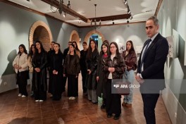 Tbilisidə Xocalı soyqırımının qurbanları anılıb - FOTO 