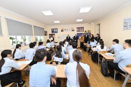 Elm və təhsil naziri Sumqayıtda təhsil müəssisəsində olub