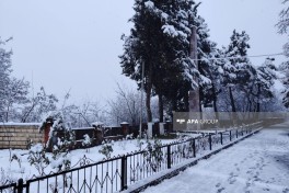 Şimal-qərb bölgəsinə qar yağıb, bəzi ərazilərdə qalınlıq 15 sm-ə çatıb - FOTO 