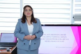 “Mediada Azərbaycan dili” mövzusunda təlimlərin növbəti mərhələsi təşkil olunub