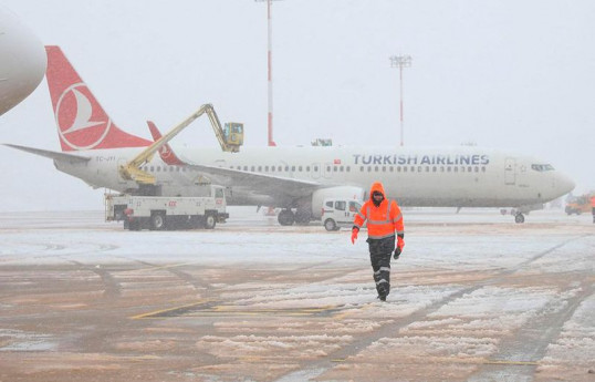 "Türk Hava Yolları" 114 uçuşu ləğv edib