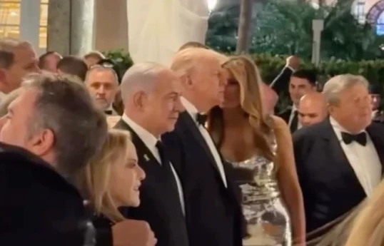 Netanyahu 2026-cı ili Tramp ilə birlikdə qarşılayıb - FOTO 