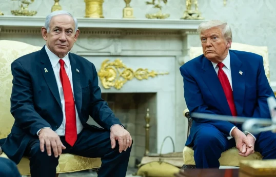 İsrail Baş naziri Benyamin Netanyahu, ABŞ Prezidenti Donald Tramp