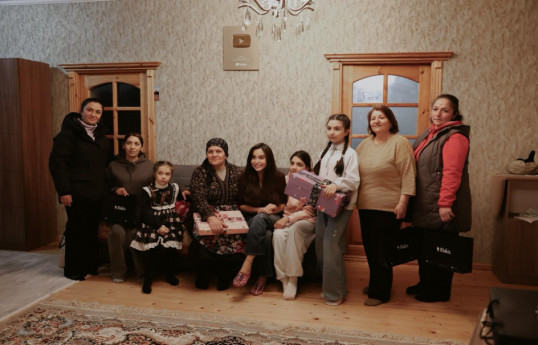 Leyla Əliyeva Qusarda “Kənd Həyatı” layihəsinin qonağı olub