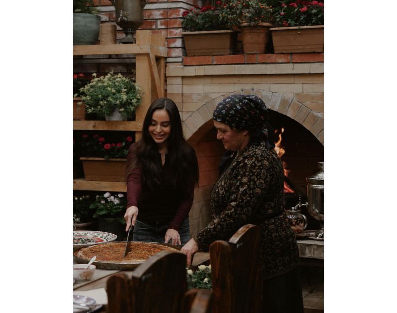Leyla Əliyeva Qusarda “Kənd Həyatı” layihəsinin qonağı olub