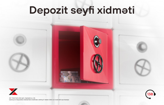 Xalq Bankdan depozit seyfi xidməti