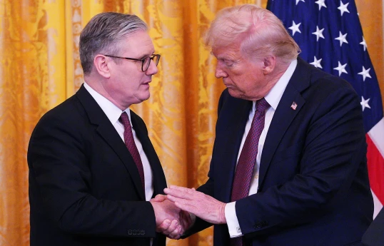 Böyük Britaniyanın Baş naziri Kir Starmer və ABŞ Prezidenti Donald Tramp