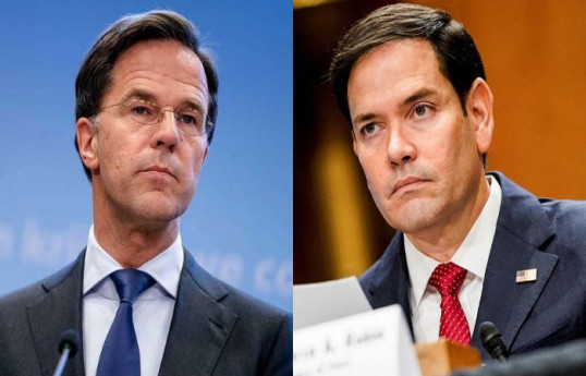 Rubio Rutte ilə Ukraynadakı böhranı müzakirə edib