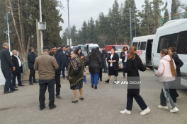 Köç karvanı Ağdərəyə çatıb, açarlar təqdim olunub - FOTO  - VİDEO  - YENİLƏNİB-1 