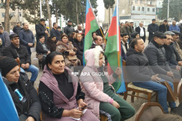 Köç karvanı Ağdərəyə çatıb, açarlar təqdim olunub - FOTO  - VİDEO  - YENİLƏNİB-1 