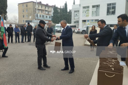 Köç karvanı Ağdərəyə çatıb, açarlar təqdim olunub - FOTO  - VİDEO  - YENİLƏNİB-1 