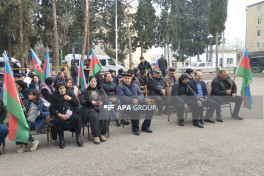 Köç karvanı Ağdərəyə çatıb, açarlar təqdim olunub - FOTO  - VİDEO  - YENİLƏNİB-1 