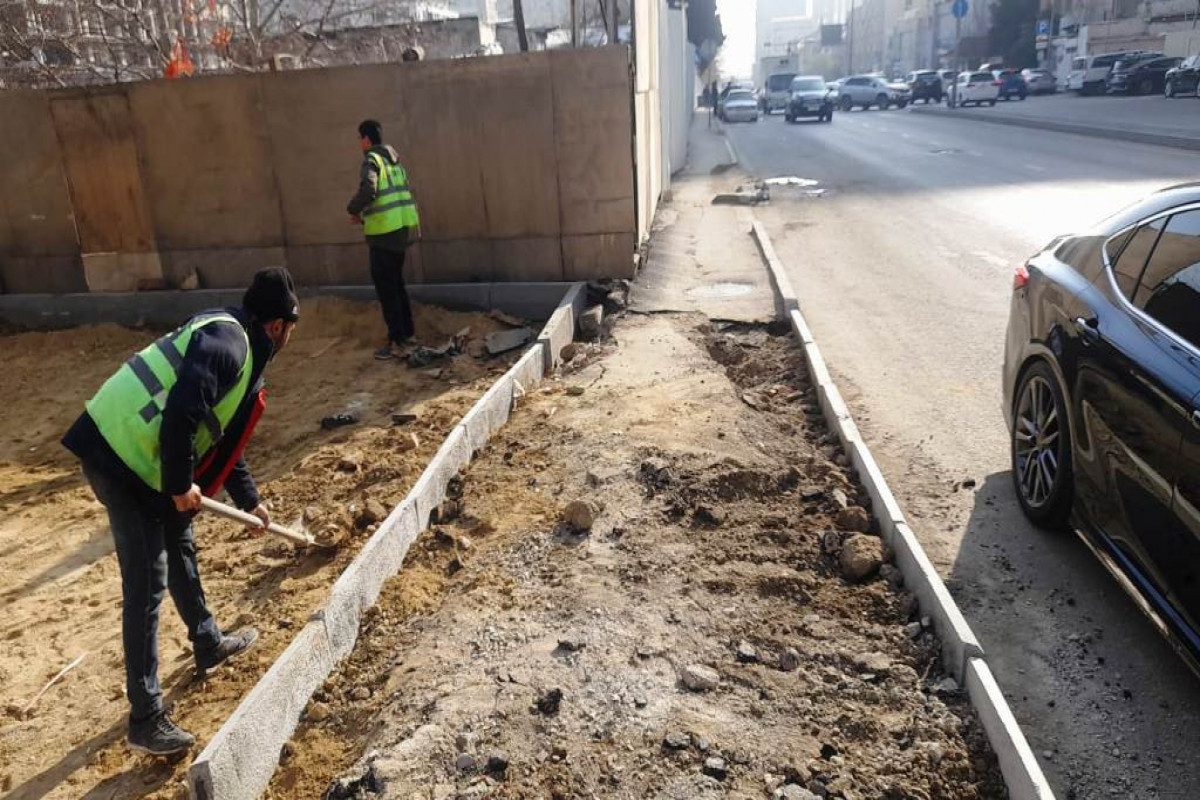 Bakıda piyada səkilərinin ləğvinə qarşı tədbirlər görülüb, qanunsuz müdaxilələr aradan qaldırılıb