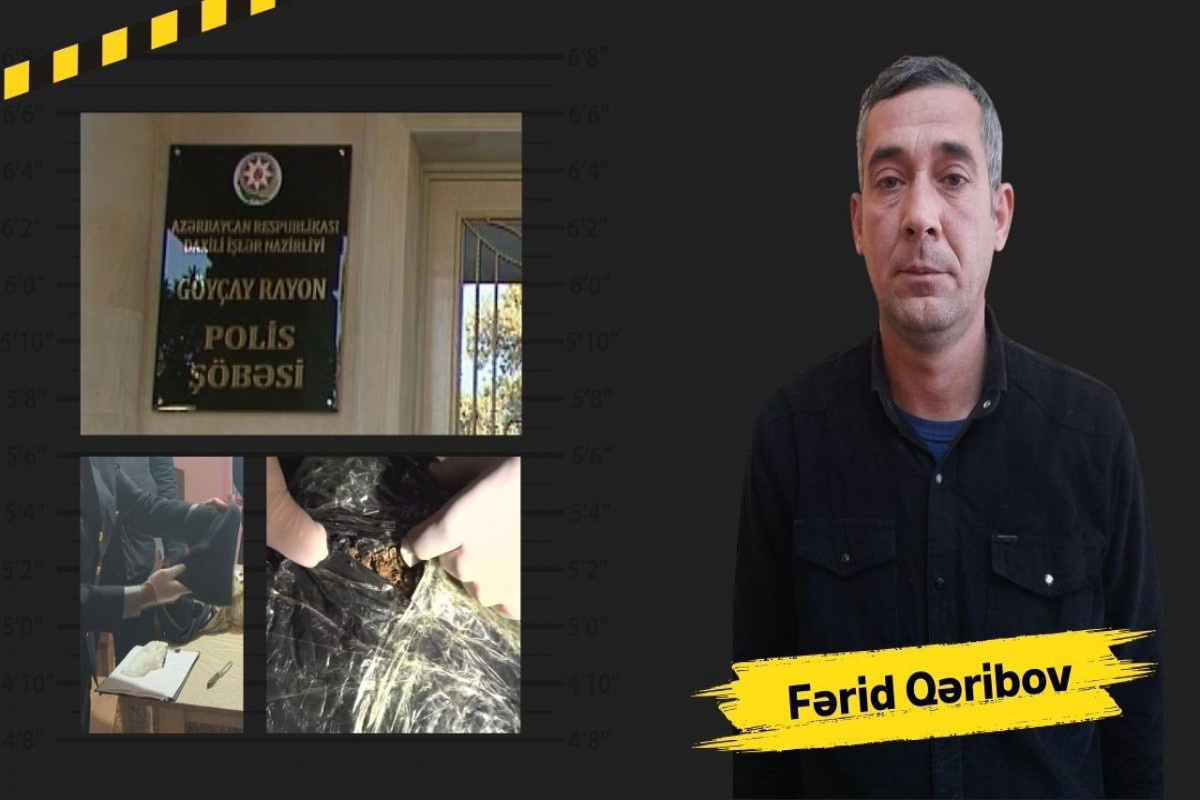Göyçayda quldurluq edən şəxsdən narkotik vasitə aşkarlanıb