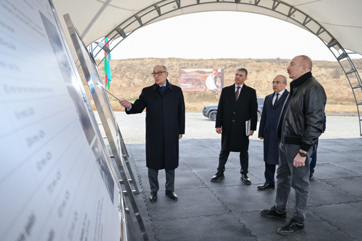 Prezident Ağdərədə “Dəmirli” Filiz Emalı Kompleksinin fəaliyyəti ilə tanış olub - YENİLƏNİB 