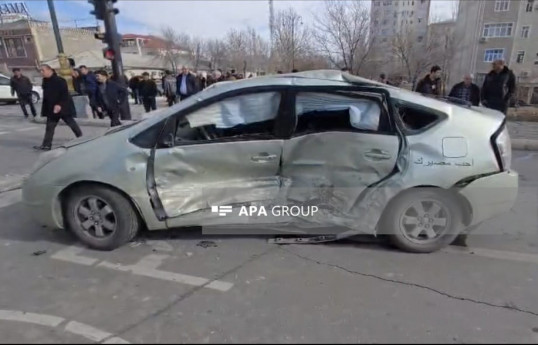 Naxçıvanda yol qəzasında 4 nəfər xəsarət alıb - FOTO 