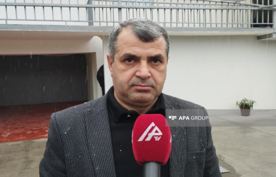 Aşağı Oratağ kənd sakini Anar Rustamov