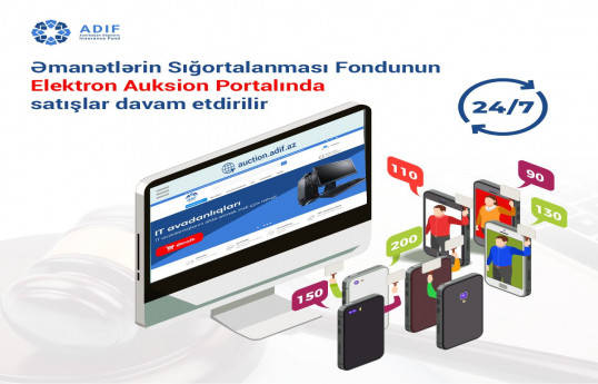ƏSF-in Elektron Auksion Portalında satışlar davam etdirilir