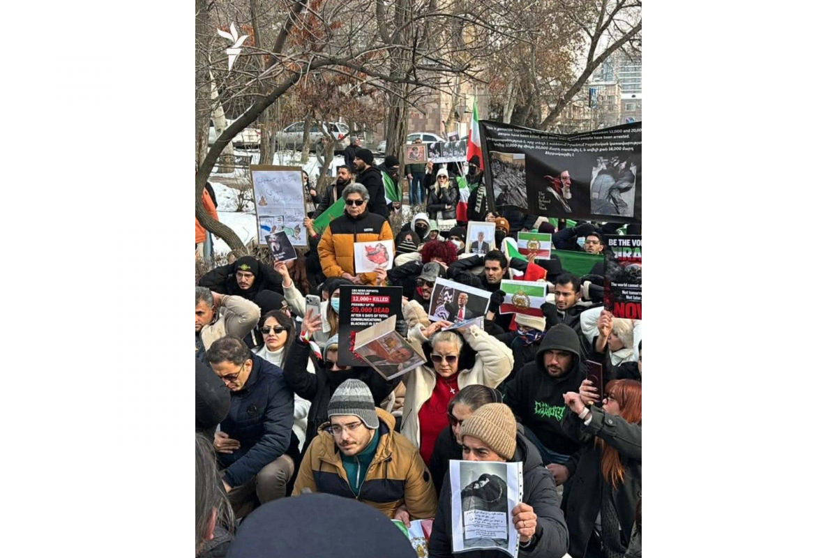 Ermənistanda İran əleyhinə keçirilən aksiyada 7 nəfər saxlanılıb - FOTO  - YENİLƏNİB 