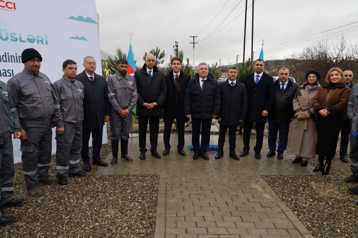 Şabranın Sincanboyad kəndində yüzlərlə sakin içməli su ilə təmin olunub