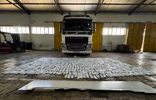 İrandan Polşaya gedən yük maşınında 39 kq heroin aşkarlanıb - FOTO 