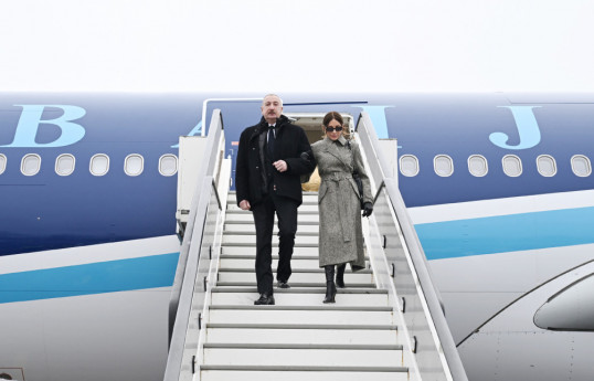 Prezident İlham Əliyev, birinci xanım Mehriban Əliyeva
