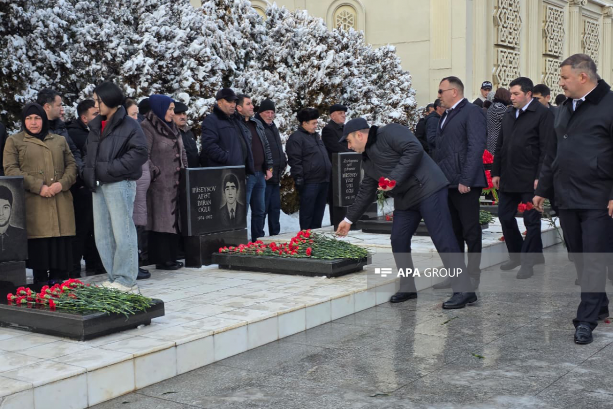 Naxçıvanda 20 Yanvar şəhidlərinin xatirəsi anılır - FOTO 