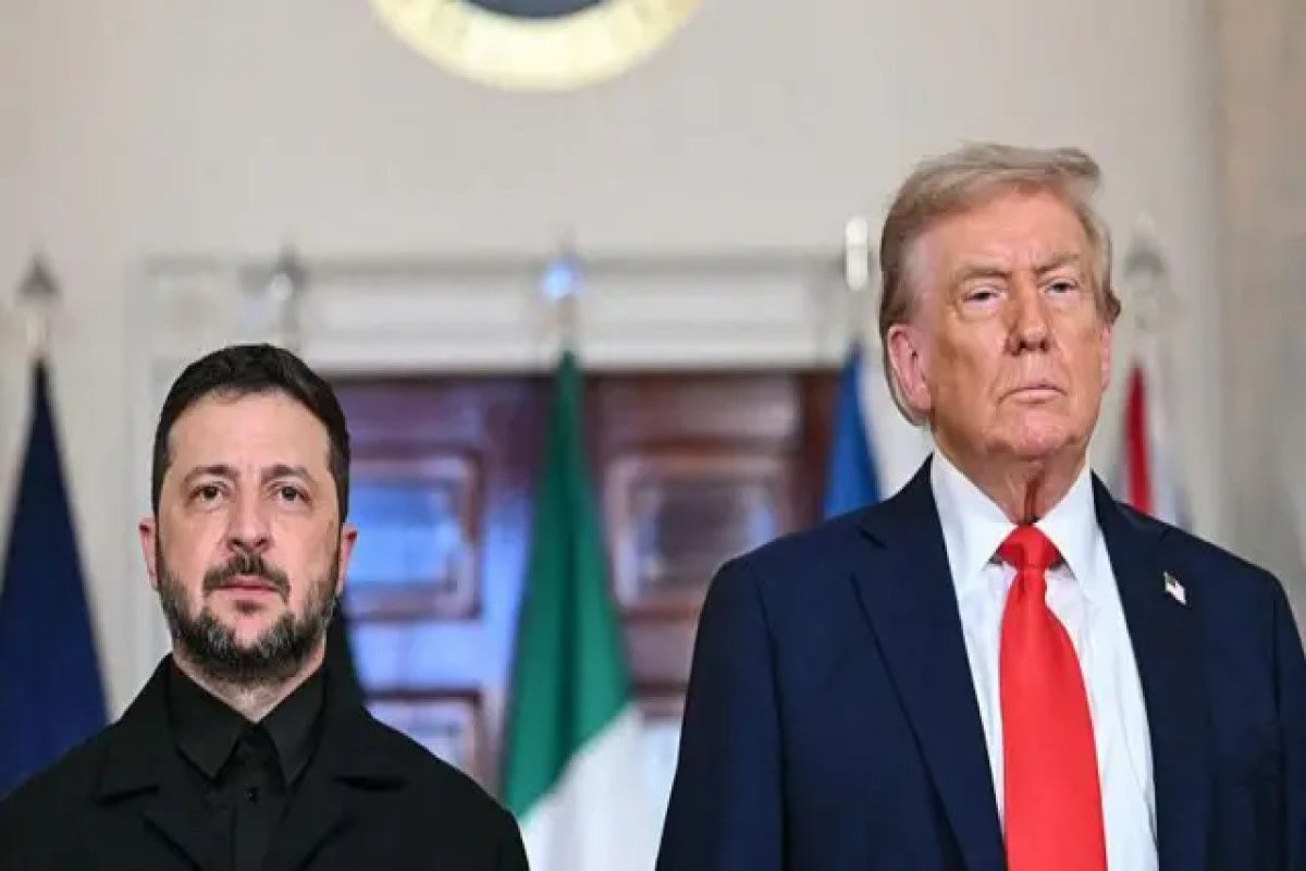 Ukrayna Prezidenti Volodimir Zelenski, ABŞ Prezidenti Donald Tramp