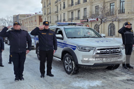 Naxçıvanda 20 Yanvar şəhidlərinin xatirəsi bir dəqiqəlik sükutla yad olunub - FOTO 