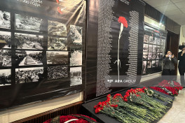 Moskvada 20 yanvar şəhidlərinin xatirəsi anılıb - FOTO 